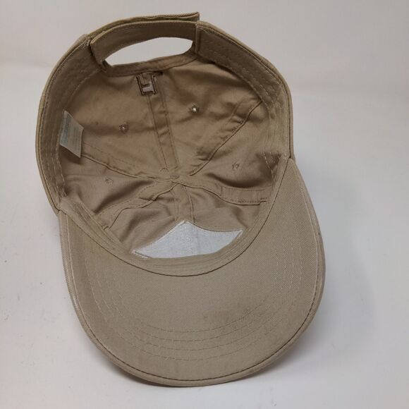 Unbranded Men's Panama City Beach FL Strapback Hat Tan OSFA Embroidered Logo - Picture 11 of 13
